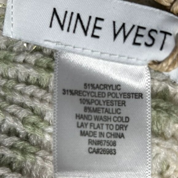 NWT Nine West Fair Isle Knit Infinity Scarf Women's - Picture 6 of 6